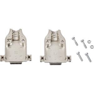 teconnectivity TE Connectivity AMPLIMITE HD-20 (HDP-20) D-sub behuizing Aantal polen: 25 Metaal 180 ° Zilver 1 stuk(s)