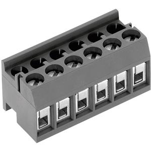 PTR 51350020001G Klemschroefblok 1.50 mm² Aantal polen 2 Grijs 1 stuk(s)