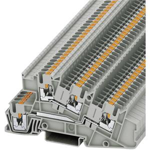 phoenixcontact Phoenix Contact PTI 2,5-L/L 3213953 Installatie-etageklem Aantal polen: 4 0.14 mm² 4 mm² Grijs 1 stuk(s)