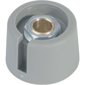 okw A3040068 Draaiknop Grijs (Ø x h) 40 mm x 16 mm 1 stuk(s)