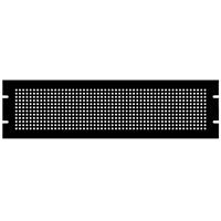 hammondelectronics Montageplatte (L x B x H) 483 x 2 x 89mm Stahlblech Schwarz 1St.