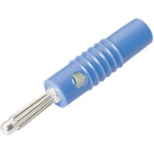 schnepp L 4004 S BLAU Pluimstekker Stekker, recht Stift-Ø: 4 mm Blauw 1 stuk(s)