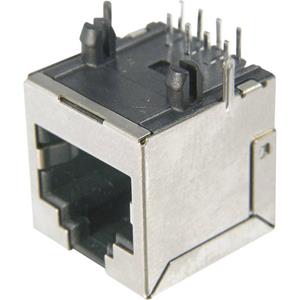 Assmann AMJ-188-00101-CAT6 Modulaire inbouwbus, RJ45, CAT 6 Bus, inbouw horizontaal Aantal polen: 8P8C Zilver 1 stuk(s)