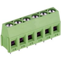 PTR 50350060001E Klemschroefblok 1.50 mm² Aantal polen 6 Groen 1 stuk(s)