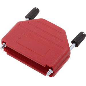 encitech DPPK25-R-K D-sub behuizing Aantal polen: 25 Kunststof 180 ° Rood 1 stuk(s)