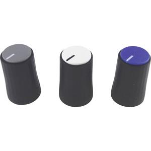 cliff CL178812 Draaiknop Zwart (Ø x h) 12 mm x 17 mm 1 stuk(s)