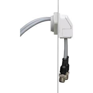 icotek KVT 32 W90 Kabeldurchführung teilbar Polycarbonat Grau 1St.