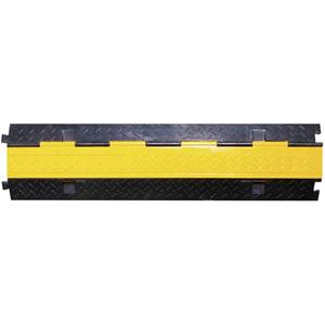 waltherwerke Walther Werke Kabelbrug Rubber Zwart, Geel Aantal kanalen: 2 1000 mm Inhoud: 1 stuk(s)