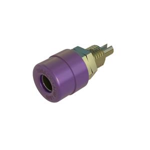 skshirschmann SKS Hirschmann BIL 20 Au Laborbuchse Buchse, Einbau vertikal Stift-Ø: 4mm Violett
