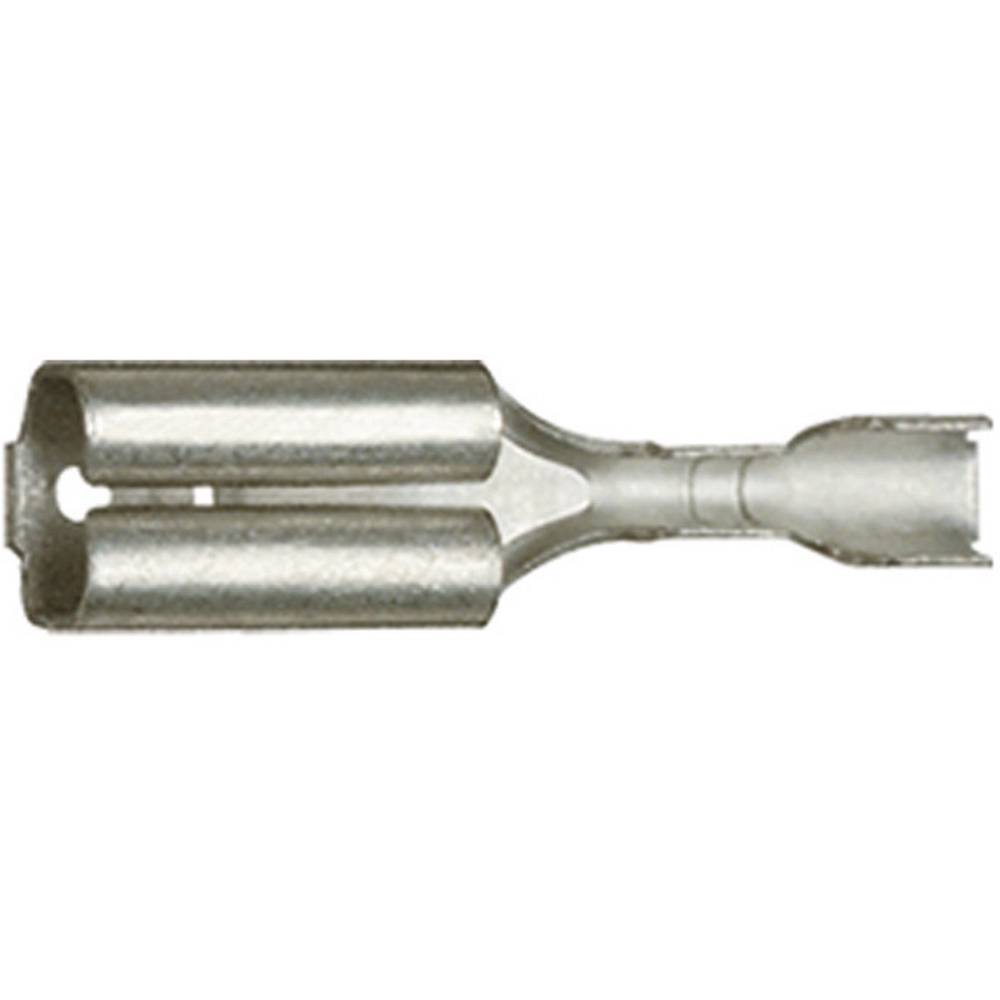 Klauke 18201A Flachsteckhülse Steckbreite: 2.8mm Steckdicke: 0.8mm 180° Unisoliert Metall
