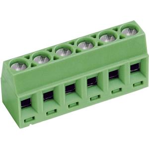 ptr AKZ602/6-3.81-V Klemschroefblok 1.00 mm² Aantal polen 6 Groen 1 stuk(s)