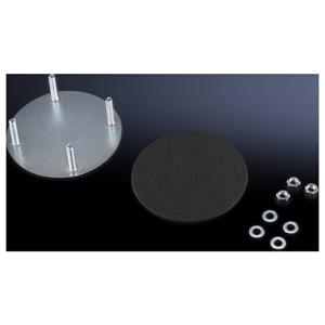 rittal CP Abdeckplatte Stahlblech Chrom 1St.