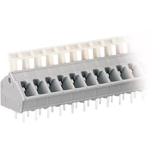 Wago 256-401 Veerkachtklemblok 2.50 mm² Aantal polen 1 Grijs 1 stuk(s)