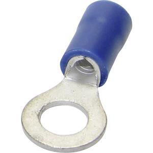 trucomponents TRU COMPONENTS 1582999 Ringkabelschoen Dwarsdoorsnede (max.): 2.50 mm² Gat diameter: 3.20 mm Deels geïsoleerd Blauw 1 stuk(s)