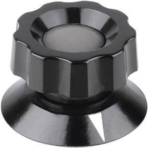 mentor 476.61 Draaiknop Met wijzer Zwart (Ø x h) 31.5 mm x 24.5 mm 1 stuk(s)