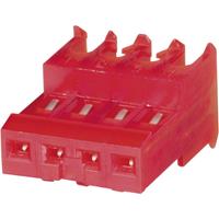 teconnectivity TE Connectivity 3-640440-4 Female header (standaard) MTA-100 Totaal aantal polen 4 1 stuk(s)