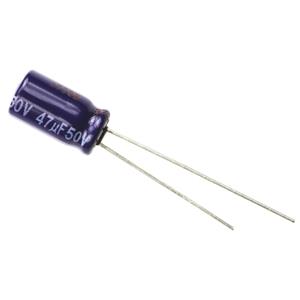 panasonic ECA-1HM470 Elektrolytische condensator Radiaal bedraad 2.5 mm 47 µF 50 V 20 % (Ø) 6.3 mm 1 stuk(s)