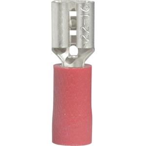 Vogt AG Verbindungstechnik 3902S Huls voor platte stekker Insteekbreedte: 4.8 mm Insteekdikte: 0.8 mm 180 ° Deels geïsoleerd Rood 1 stuk(s)