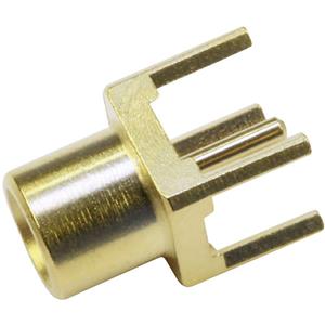Telegärtner J01271A0131 MCX-connector Bus, inbouw verticaal 50 Ω 1 stuk(s)