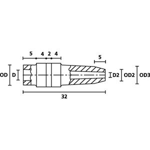HellermannTyton H126 PVC GY 1000 Snoerbeschermingvormtuit Klem-Ø (max.): 5 mm PVC Grijs 1 stuk(s)