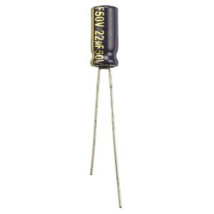 panasonic EEUFC1H220 Elektrolytische condensator Radiaal bedraad 2 mm 22 µF 50 V 20 % (Ø x l) 5 mm x 11 mm 1 stuk(s)