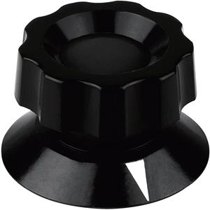mentor 474.91 Draaiknop Zwart (Ø x h) 58 mm x 35.5 mm 1 stuk(s)