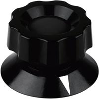 Mentor 474.81 Drehknopf Schwarz (Ø x H) 58mm x 35.5mm 1St.