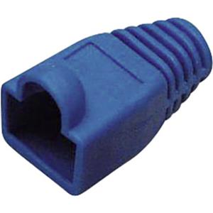 BKL Electronic RJ45 Steckverbinder CAT 6A mit Knickschutztülle Knickschutztülle Pole: 8P8C Blau 14