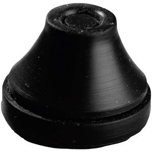 pbfastener Kabeldurchführung Klemm-Ø (max.) 5mm Plattenstärke (max.) 4mm EPDM Schwarz