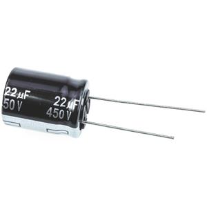 panasonic EEU-EE2W220S Elektrolytische condensator Radiaal bedraad 7.5 mm 22 µF 450 V 20 % (Ø) 16 mm 1 stuk(s)