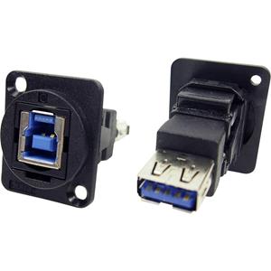 cliff XLR Adapter USB 3.0 B Buchse auf USB 3.0A Buchse Adapter, Einbau Inhalt: 1St.