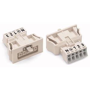 wago Netz-Steckverbinder WINSTA MINI Serie (Netzsteckverbinder) WINSTA MINI Buchse, gerade Gesamtpol