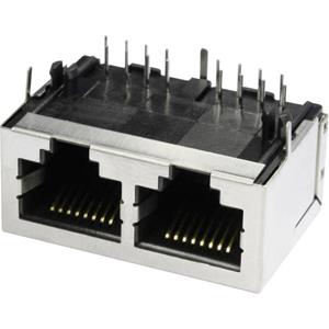 econconnect econ connect 3012S02 Meerpoorts 2x RJ45 Bus, inbouw horizontaal Aantal polen: 8 Metaal 1 stuk(s)