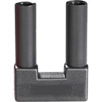 SI-FK 19/4 sw Veiligheids-kortsluitingstekker Zwart Stift-Ø: 4 mm Penafstand: 19 mm 1 stuk(s)