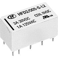 Hongfa HFD2/024-S-D Printrelais 24 V/DC 3 A 2x wisselcontact 1 stuk(s)