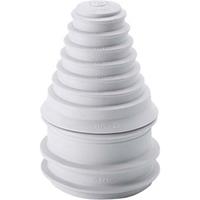 hensel KST 82 Stufenstutzen Lichtgrau 1St.
