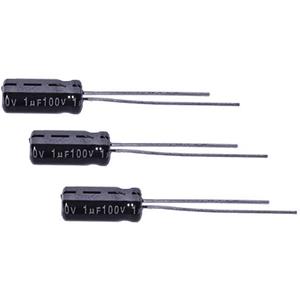 jamicon TKR101M1JGBCM Elektrolytische condensator THT 5 mm 100 µF 63 V 20 % (Ø x l) 10 mm x 12.5 mm 1 stuk(s)