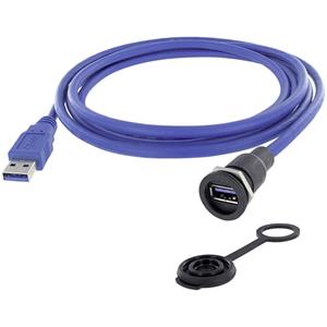 Encitech USB 3.0 Typ A Chassisbuchse, Einbau M16 Inhalt: 1St.