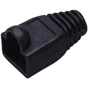 BKL Electronic RJ45 stekker CAT 7 Knikbeschermingsmof Aantal polen: 8P8C Zwart 143308 1 stuk(s)