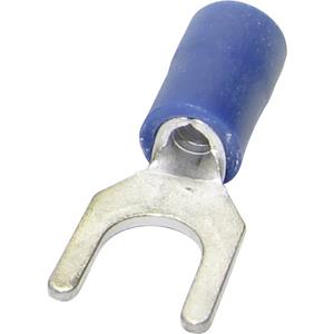 trucomponents TRU COMPONENTS 1583075 Vorkkabelschoen 1.50 mm² 2.50 mm² Gat diameter=5.30 mm Deels geïsoleerd Blauw 1 stuk(s)