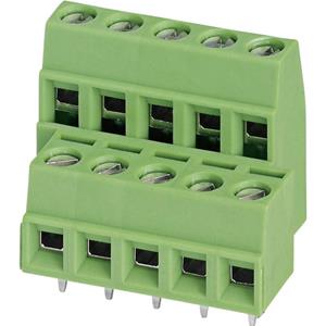phoenixcontact Phoenix Contact MKKDSN 1,5/ 4 Dubbeldeksklem 1.50 mm² Aantal polen 8 Groen 1 stuk(s)