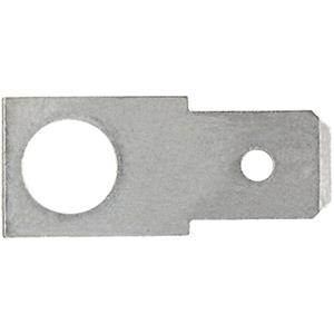 Klauke 2145 Steckzunge Steckbreite: 6.3mm Steckdicke: 0.8mm 180° Unisoliert Metall