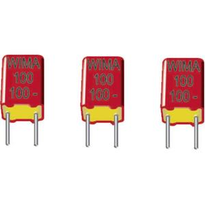 Wima FKP2J011001D00HSSD FKP-Folienkondensator radial bedrahtet 1000pF 630 V/DC 2.5% 5mm (L x B x H)