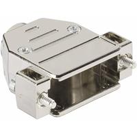 harting D-SUB Gehäuse Polzahl: 9 Kunststoff, metallisiert 180° Silber 1St.