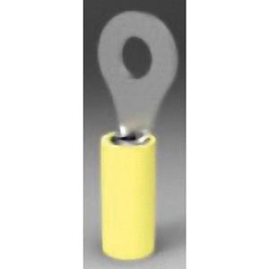 teconnectivity TE Connectivity 320569 Ringkabelschoen Dwarsdoorsnede (max.): 6.604 mm² Gat diameter: 6.35 mm Deels geïsoleerd Geel 1 stuk(s)