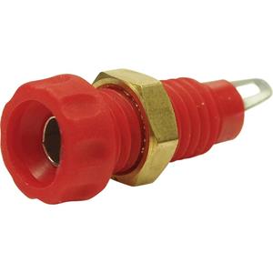 cliff CL1452A Laboratoriumbus Bus, inbouw verticaal Stift-Ø: 4 mm Rood 1 stuk(s)