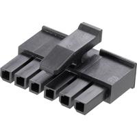teconnectivity TE Connectivity Busbehuizing-kabel Micro-MATE-N-LOK Totaal aantal polen 6 Rastermaat: 3 mm 1445022-6 1 stuk(s)