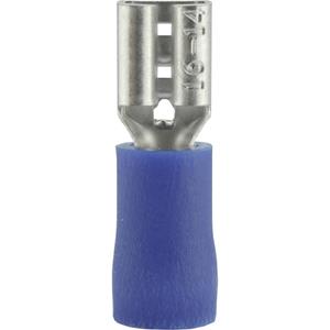 Vogt AG Verbindungstechnik 3904 Huls voor platte stekker Insteekbreedte: 4.8 mm Insteekdikte: 0.5 mm 180 ° Deels geïsoleerd Blauw 1 stuk(s)