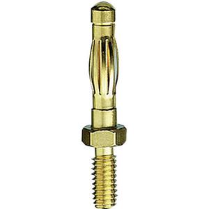 Stäubli SA403 Male connector Stekker, recht Stift-Ø: 4 mm Messing 1 stuk(s)