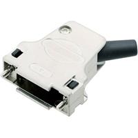Encitech D45ZF37-RGL+M3-K D-SUB Gehäuse Polzahl: 37 Zinkdruckguss 45° Metall 1St.